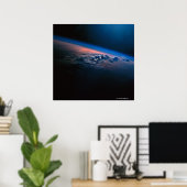 Poster Terre de l'espace extra-atmosphérique 2 (Bureau à domicile)