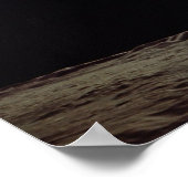 Poster Terre de l'Orbite lunaire (Apollo 15) (Coin)