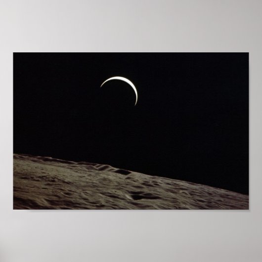 Poster Terre de l'Orbite lunaire (Apollo 15) (Devant)