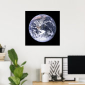 Poster Terre depuis Apollo 17 (Bureau à domicile)