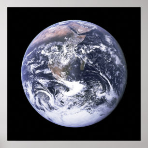 Poster Terre depuis Apollo 17