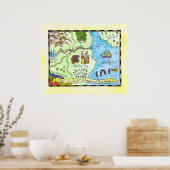 Poster Terre des mille arcs-en-ciel (Cuisine)