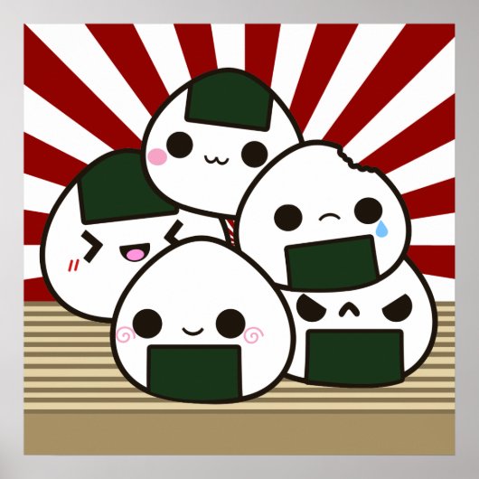 Poster Terre des Onigiri montants (Devant)