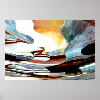 Poster Terre du ciel peu profond 2