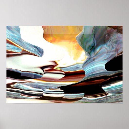 Poster Terre du ciel peu profond 2 (Devant)