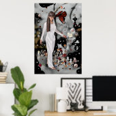 Poster Terre du rose magique ! (Bureau à domicile)