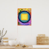 Poster Terre élémentaire dans l'aide à la méditation de l (Cuisine)