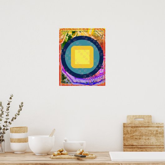 Poster Terre élémentaire dans l'aide à la méditation de l (Cuisine)