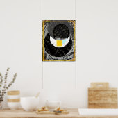 Poster Terre élémentaire dans l'eau aide de méditation Ta (Cuisine)