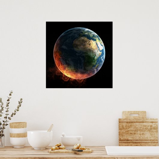 Poster "Terre en feu" (Cuisine)