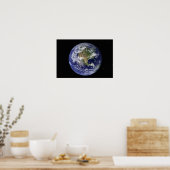 Poster Terre entière montrant l'Amérique du Nord 2 (Cuisine)