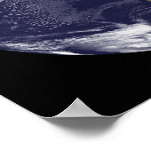 Poster Terre entière montrant l'Amérique du Nord 2 (Coin)