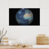 Poster Terre entière montrant l'évaporation (Cuisine)