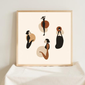 Poster Terre & Forme – L'Art Botanique Minimaliste VI