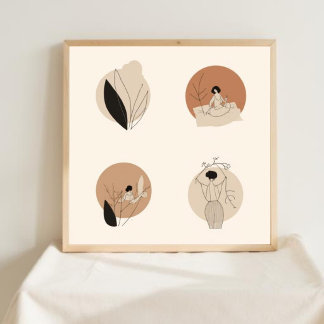 Poster Terre & Forme – L'Art Botanique Minimaliste VIII