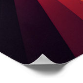 Poster Terre futuriste et ligne Soleil Art Retro 1 (Coin)