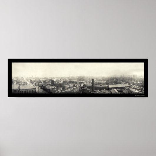 Poster Terre Haute Indiana Photo 1913 (Devant)