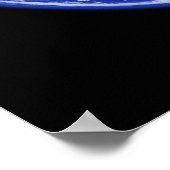 Poster Terre Le Beau Marbre Bleu (Coin)