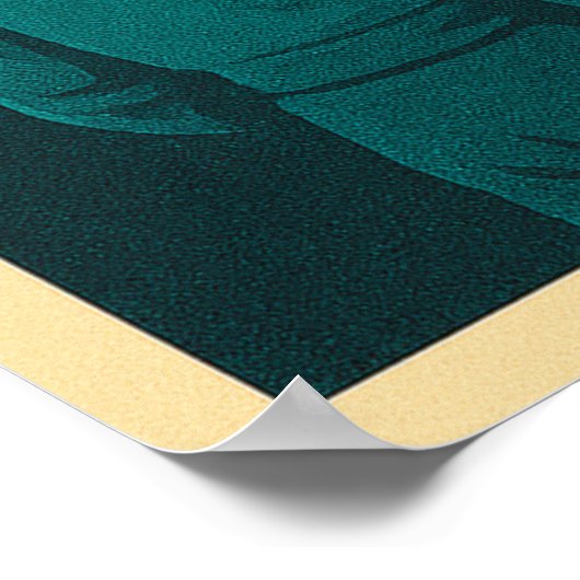 Poster Terre : Le Bijou bleu - Exploration spatiale Vinta (Coin)