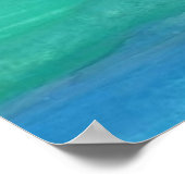 Poster Terre mère Aquarelle Abstraite (Coin)