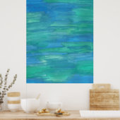 Poster Terre mère Aquarelle Abstraite (Cuisine)