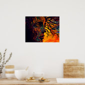 Poster Terre mère en arbre (Cuisine)