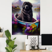 Poster Terre-Neuve sur une pédale : une aventure Pittores (Bureau à domicile)