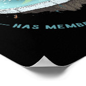 Poster Terre plate (Coin)