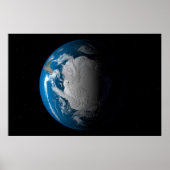 Poster Terre Pleine Montrant Des Nuages Simulés Sur L'Ant (Devant)