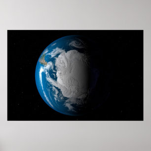 Poster Terre Pleine Montrant Des Nuages Simulés Sur L'Ant