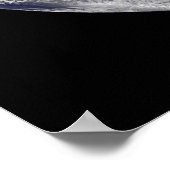 Poster Terre Pleine Montrant Une Puissante Tempête D'Hive (Coin)