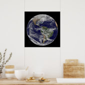 Poster Terre Pleine Montrant Une Puissante Tempête D'Hive (Cuisine)