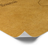 Poster Terre Sainte antique (Coin)