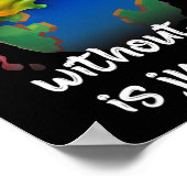 Poster Terre Sans Art Est Juste Eh - Planète Art - Terre (Coin)