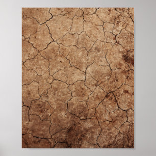 Poster Terre sèche