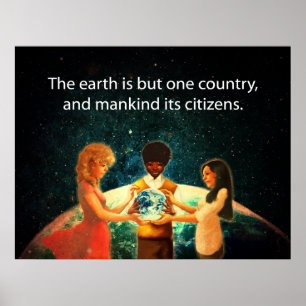 Poster Terre Un Pays