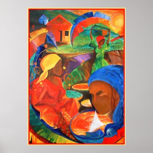 Poster Terre Vent 3 Âmes 1 Coeur (Devant)