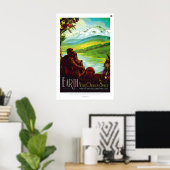 Poster Terre - Votre oasis dans l'espace (Bureau à domicile)