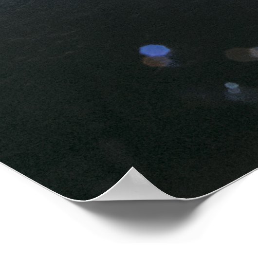 Poster Terre vue de l'espace (Coin)