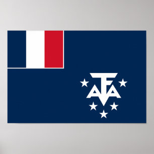 Poster Terres australes et antarctiques françaises