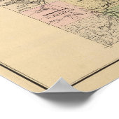 Poster Terres en bois 5 Carte (Coin)
