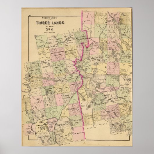Poster Terres en bois 6 Carte (Devant)