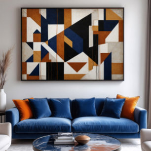 Poster Terres et Bleus