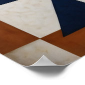 Poster Terres et Bleus (Coin)