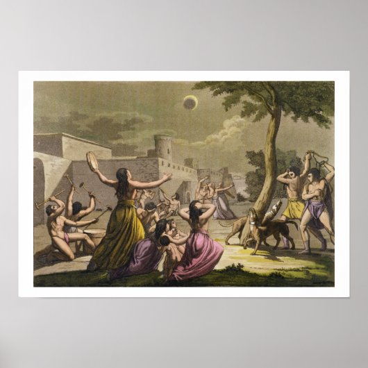 Poster Terreur des Péruviens pendant une éclipse de m (Devant)