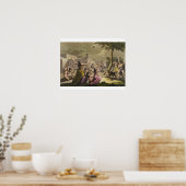 Poster Terreur des Péruviens pendant une éclipse de m (Cuisine)