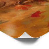 Poster Terrier australien en automne Leaves automne Inspi (Coin)