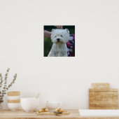 Poster Terrier blanc de l'île de Cute West Highland (Cuisine)