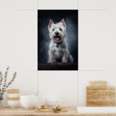 Poster Terrier blanc de West Highland (Cuisine)