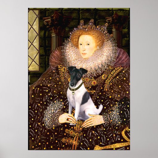 Poster Terrier Fox - Reine Elizabeth (Devant)